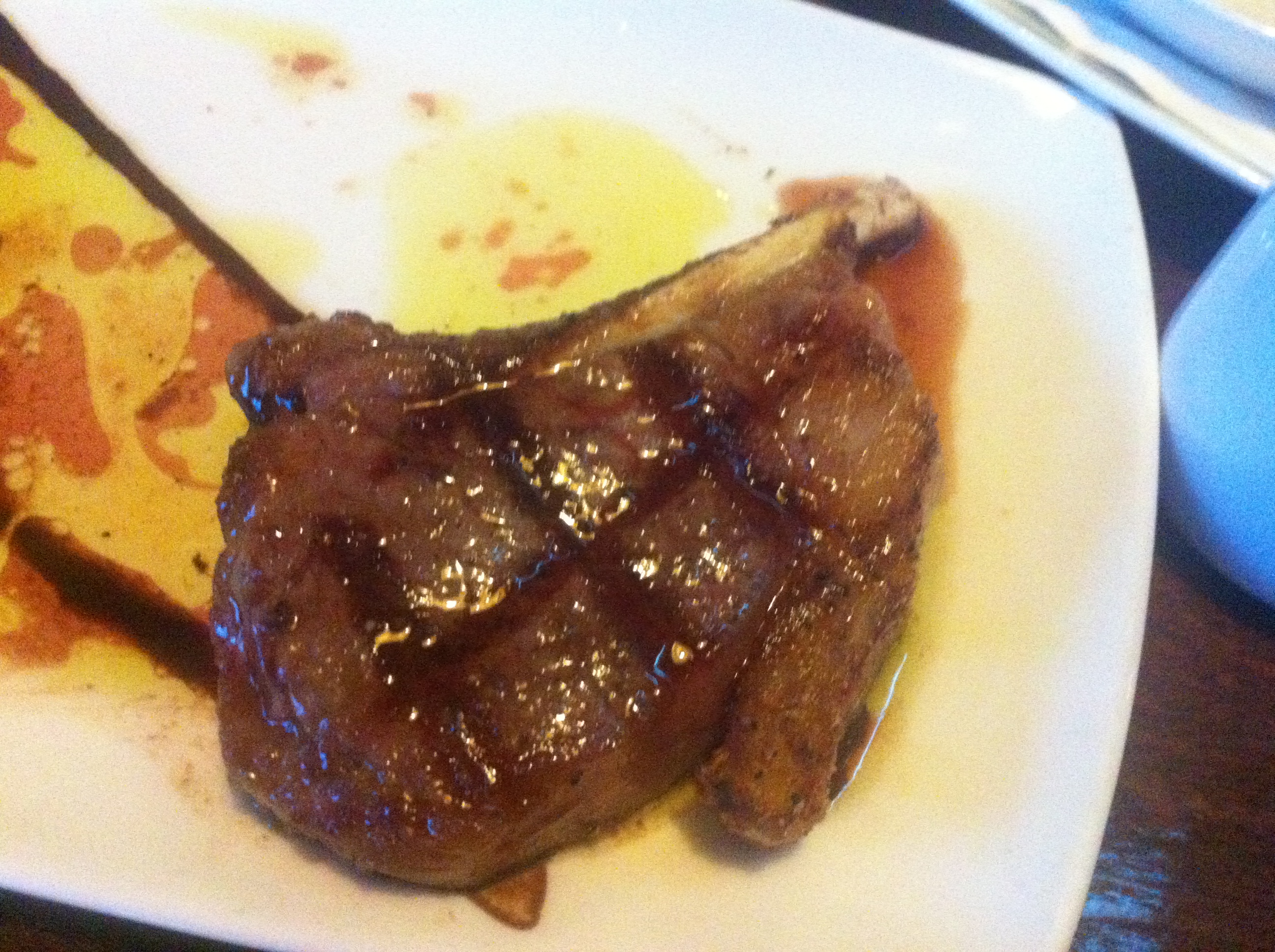 Chargrilled lamb cutlets